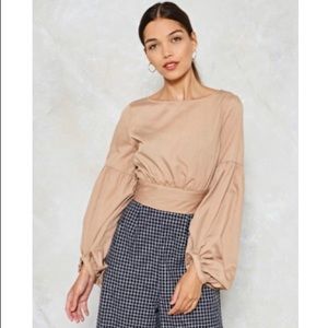 Cast Your Tie Over it Crop Top
